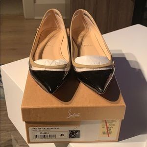 100% authentic Christian louboutin flats